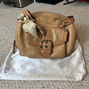 💜Coach💜 Leather Satchel Brown Bag